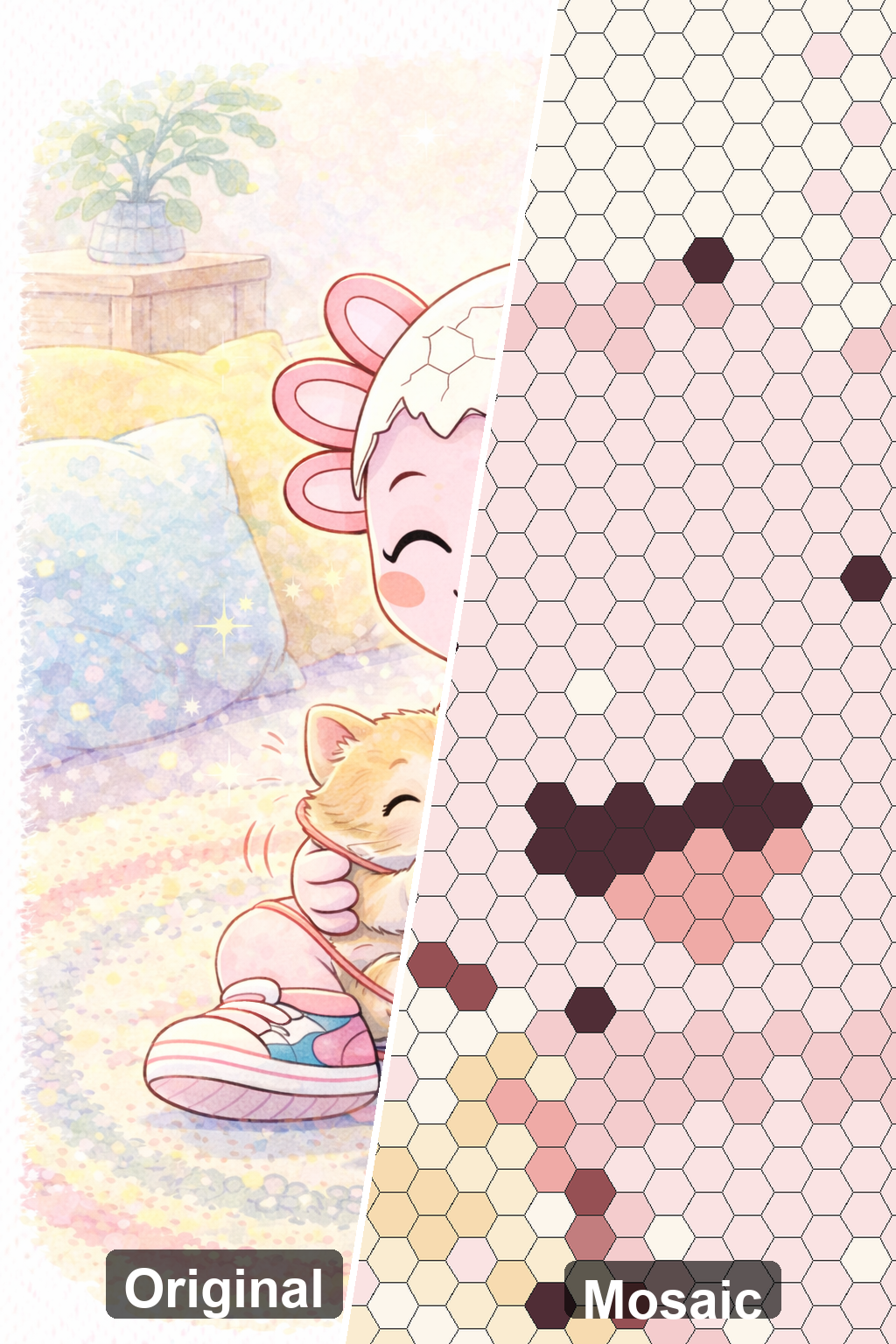 Cat mystery mosaic