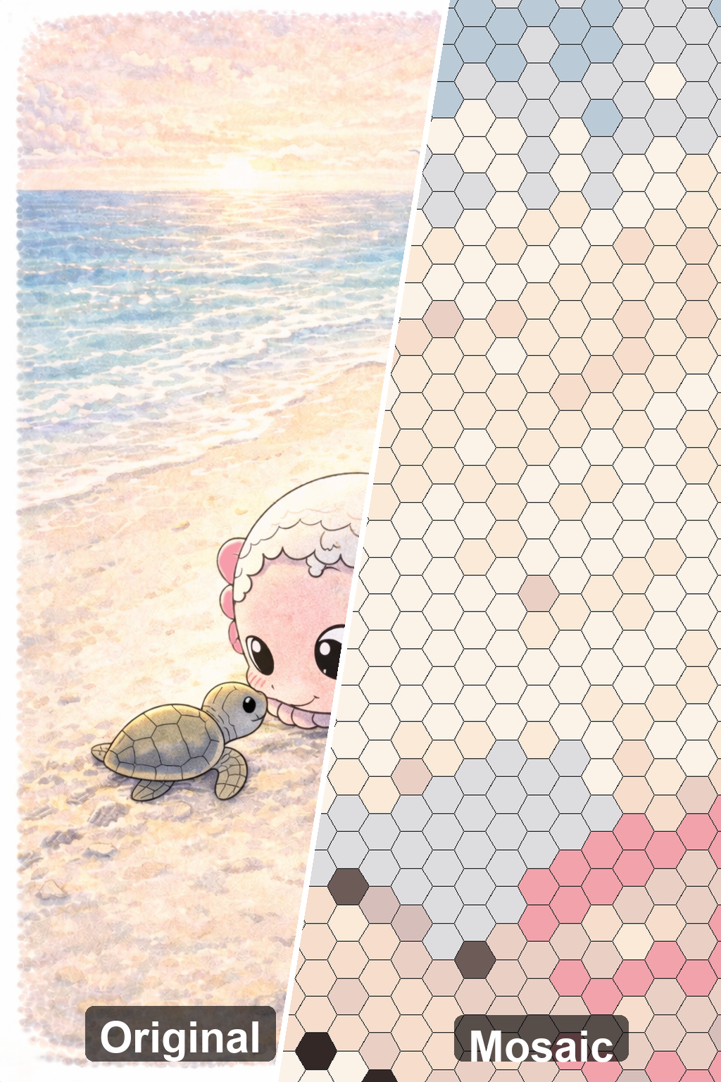Turtle mystery mosaic