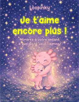 French illustrated book preview for Je t'aime encore plus
